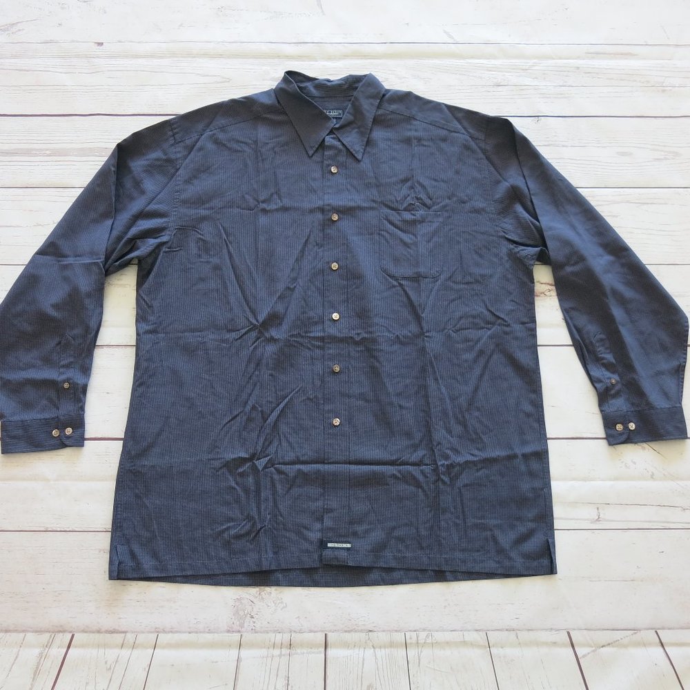 Ted Baker London Plaids Checks Button Down Long Sleeve Shirt - Size 4 L
